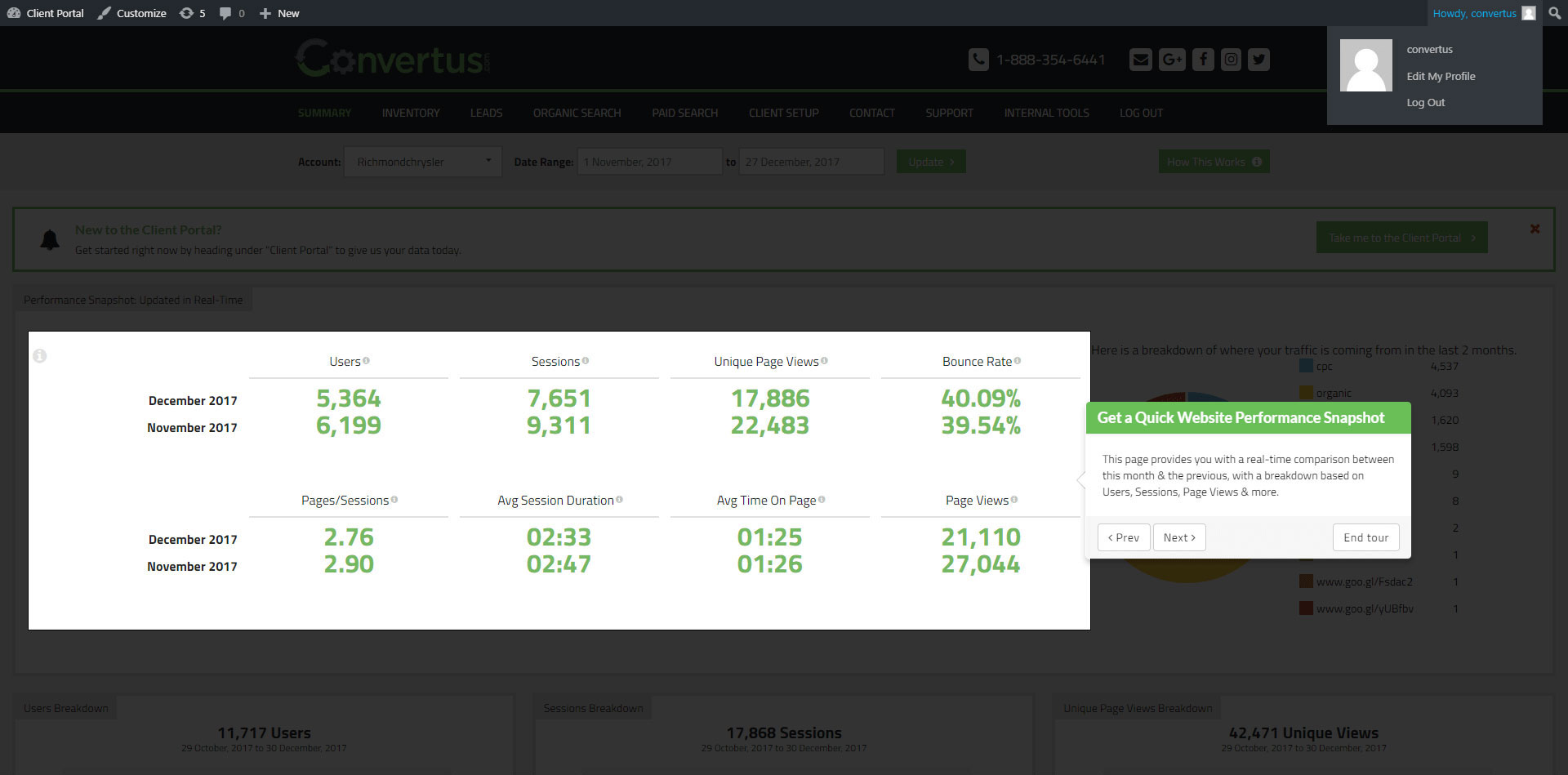 Client Portal Tour